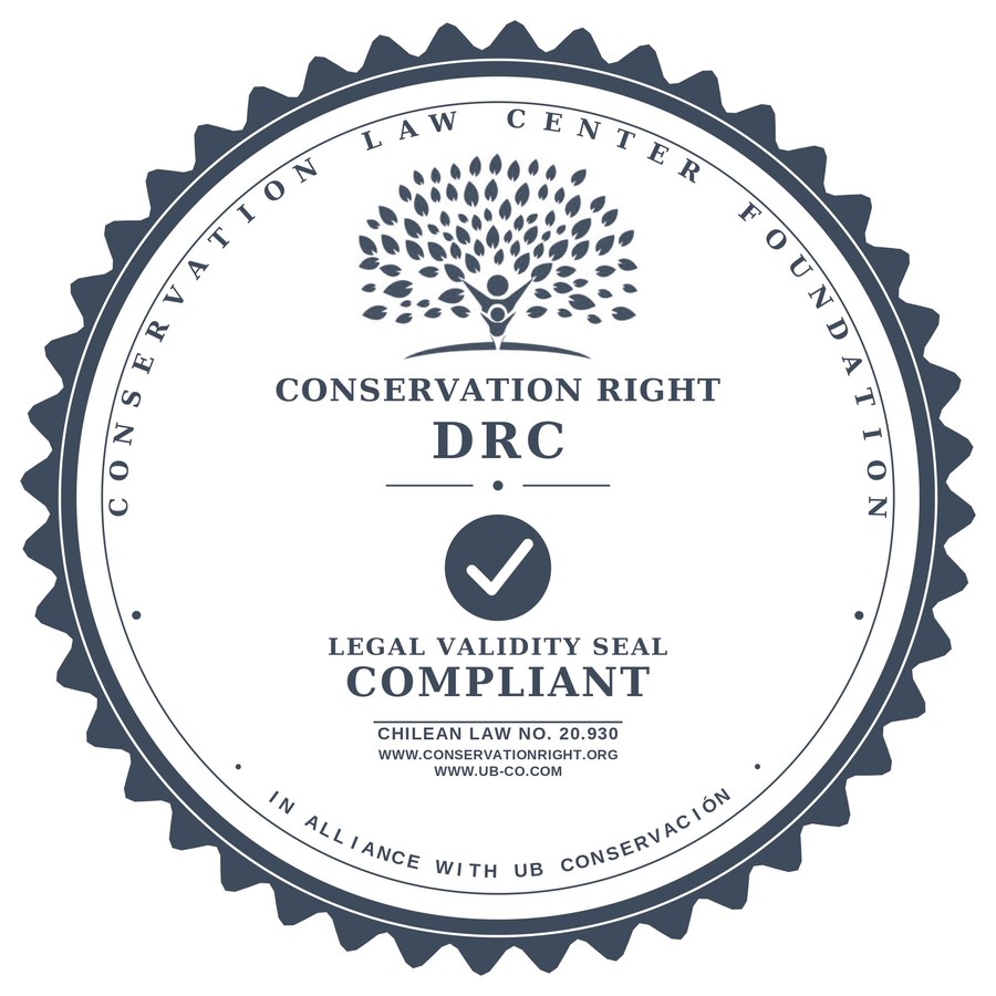 DRC Label Compliant: legal validity seal for the Conservation Right, Chilean Law No. 20.930